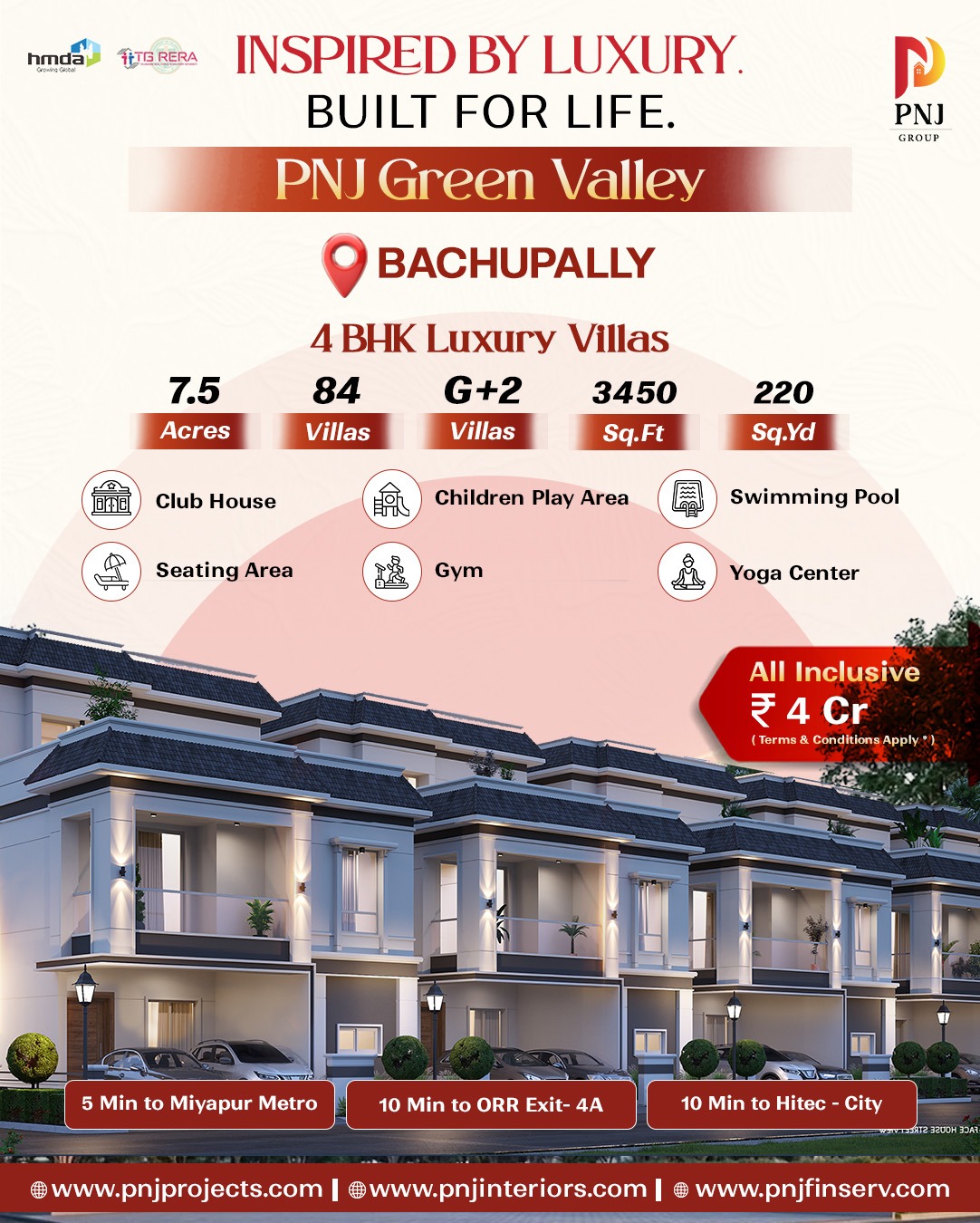 PNJ Green Valley, Bachupally