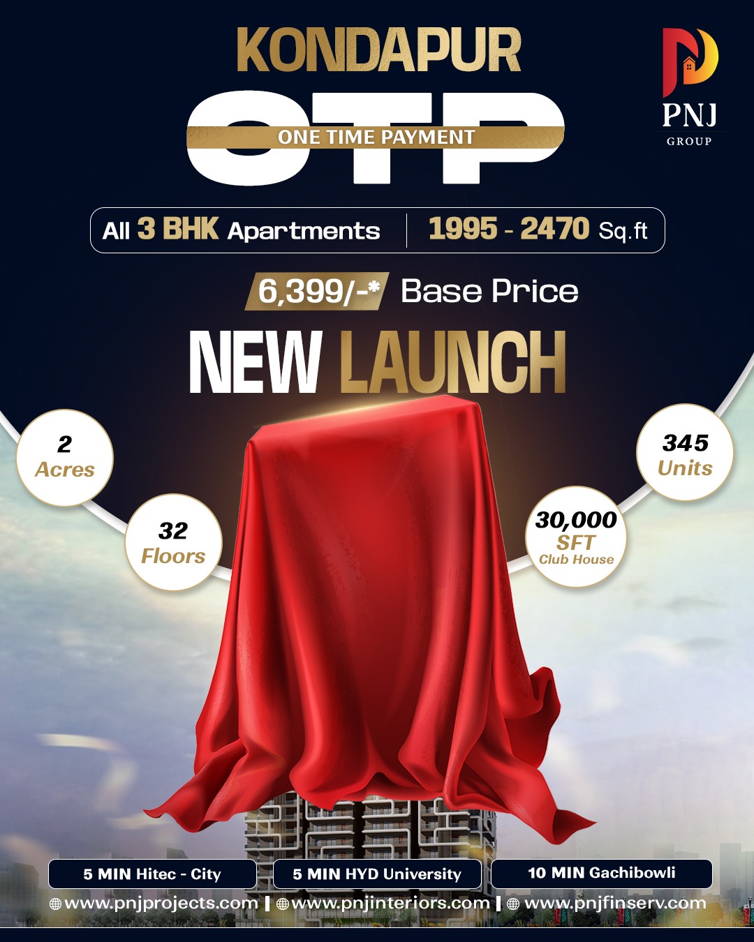 PNJ Kondapur new launch