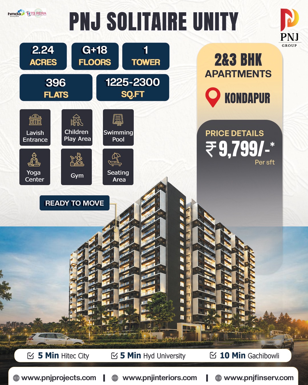 Solitaire Unity, Kondapur